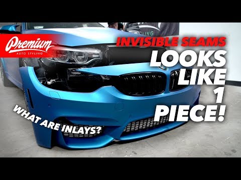 Видео: Оклейка бампера несколькими частями | Серия оклейки BMW M3