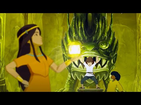 Видео: Таинственные золотые города - Фильм 2/2 сезон | Семейный мультфильм | Приключения | Аниме