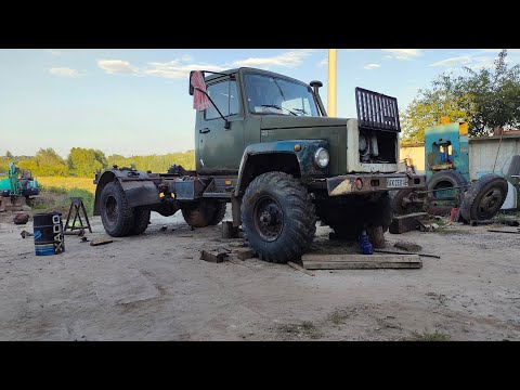 Видео: Мега переделка на полный привод газ 4301.