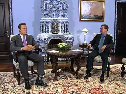Видео: Встреча с Арнольдом Шварценеггером