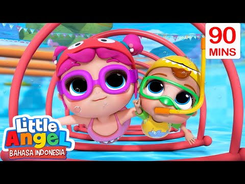 Видео: Играем В Бассейне | Развивающие Мультики Для Детей | Little Angel Русский