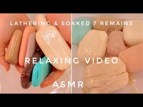 Видео: ASMR 🎧 Soaked Soap | АСМР | Мыление и размокшие обмылки 🧼