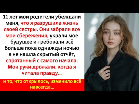 Видео: 11 лет лжи моих родителей но найденный отчёт разрушил их историю…