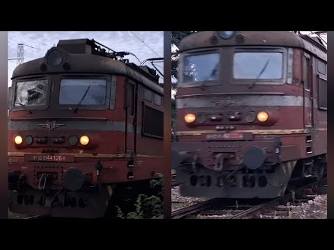 Видео: Два вечерни влака на гара Борово. 