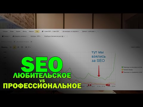 Видео: Сравнение результативности самостоятельного SEO продвижения с профессиональным