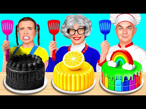 Видео: Кулинарный Челлендж: Я против Бабушки | Удивительные Кухонные Трюки от Fun Challenge