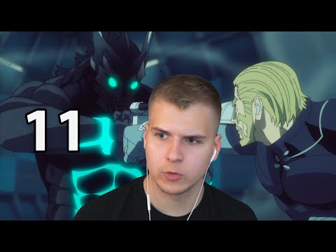 Видео: Люди Против Восьмого | 11 серия Кайдзю №8 | Реакция на аниме