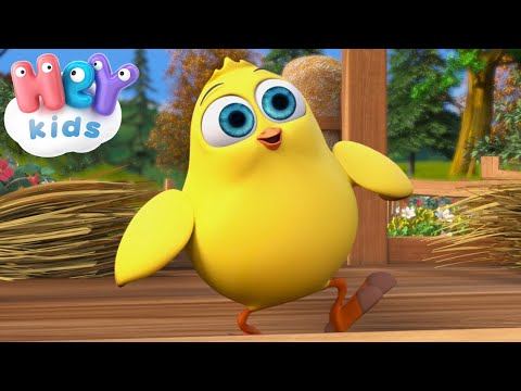 Видео: Цыпленок, курочка и петушок 🐤 Песни для детей про животных | HeyKids