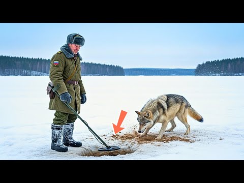 Видео: Ветеран думал, что волк сошёл с ума… пока сигнал металлоискателя не заставил его замереть