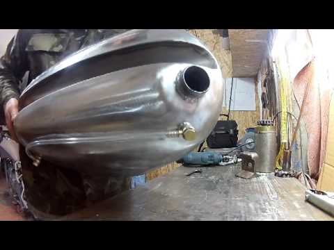 Видео: Custom gas-tank. Бак, уровень топлива