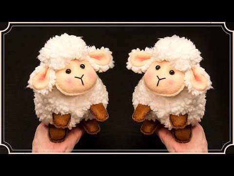 Видео: Сделай сам простую и мягкую игрушку/куклу овечку!