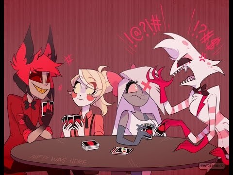 Видео: [hazbin hotel] муж и любовники в шкафу