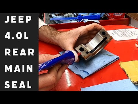 Видео: Wrangler 4.0L — Задний главный сальник и прокладка масляного поддона