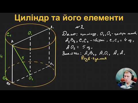 Видео: 11Г2.2. Циліндр та його елементи