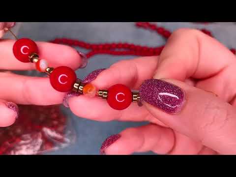 Видео: Красные бусы для Елены из г. Калуга