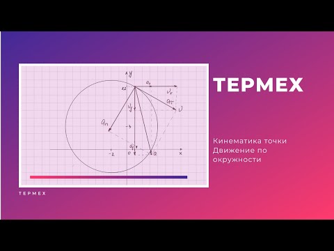 Видео: Кинематика точки  Движение по окружности