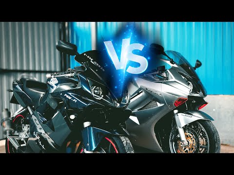 Видео: ОБЗОР-СРАВНЕНИЕ HONDA CBR 600 F4I и HONDA VFR 800