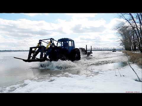 Видео: Купил трактор МТЗ-82! Жёсткий перегон по бездорожью за 90 км! Driving a tractor off-road