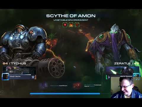 Видео: Тайкус та Зератул розривають! SC2 Brutal Mutation.