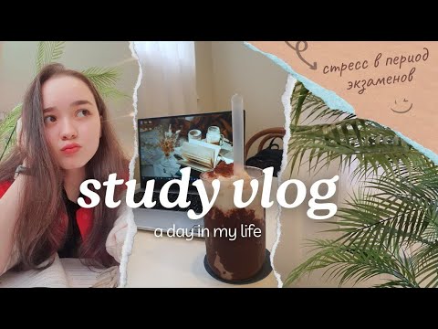 Видео: СТРЕСС ИЗ-ЗА ЭКЗАМЕНОВ|STUDY VLOG