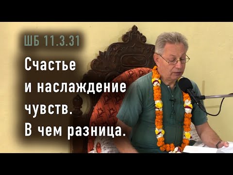 Видео: 2025-11-09 - ШБ 11.3.31 - Счастье и наслаждение чувств. В чем разница.