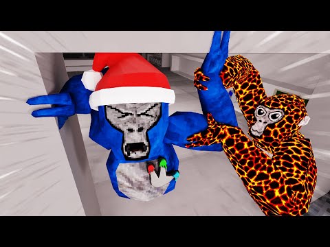 Видео: Wacky Monkes играют в Color Rush! (мини-игры Gorilla Tag)