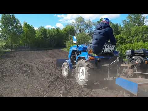 Видео: фреза с двигателем для минитрактора