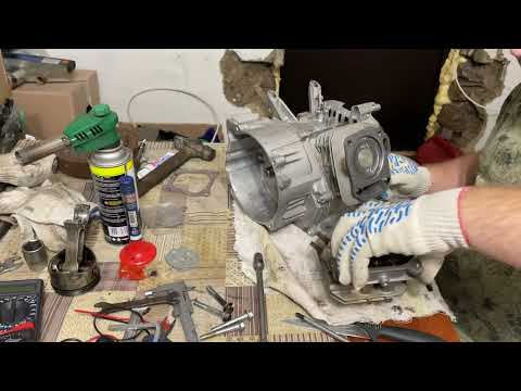 Видео: Ремонт бензогенератора. Часть 3. Разбор двигателя GX200. Заклинил бензогенератор. Сборка и запуск.