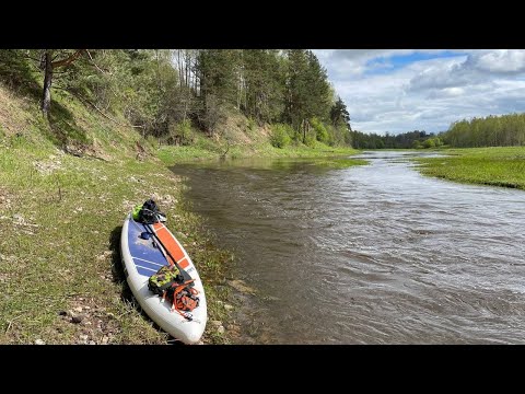 Видео: Сплав по реке Дёржа на SUP