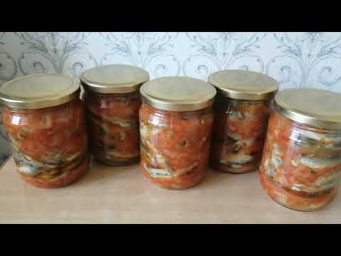 Видео: Килька в томате из автоклава.