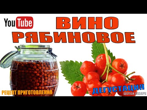 Видео: Рябиновое Вино! Рецепт приготовления! Дегустация!