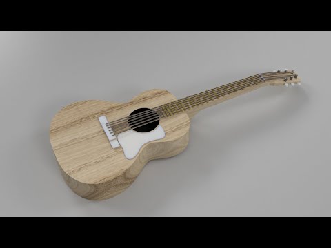 Видео: Fusion 360. Урок №1 - Акустическая гитара (построение модели по чертежу)