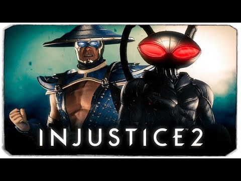 Видео: ДАША ПРОТИВ БРЕЙНА В INJUSTICE 2 - Рейден и Черная Манта