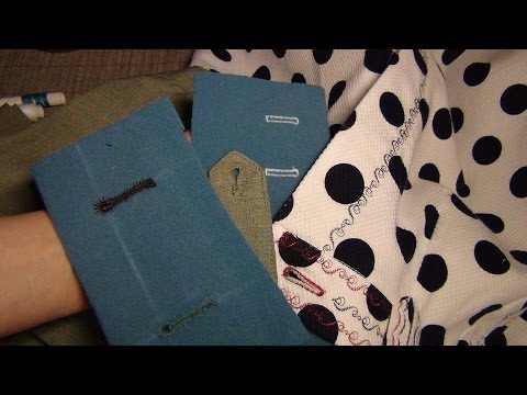 Видео: Как выметать ручные петли на пальто и жакете