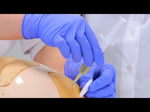 Видео: Самостоятельное выполнение внутримышечных инъекций. Разведениие антибиотиков.