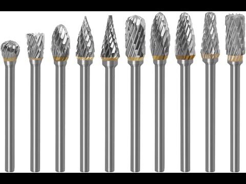 Видео: Фрезы из карбида вольфрама для дремеля