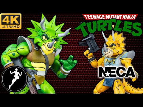 Видео: Обзор фигурки Черепашки Ниндзя/TMNT(Neca). Трицератоны Заракс и Зорк