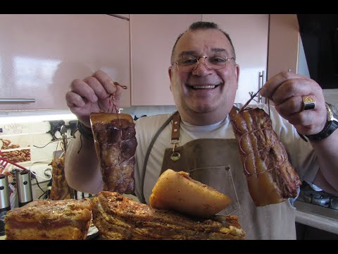 Видео: Домашний рецепт засолки и горячего копчение сала