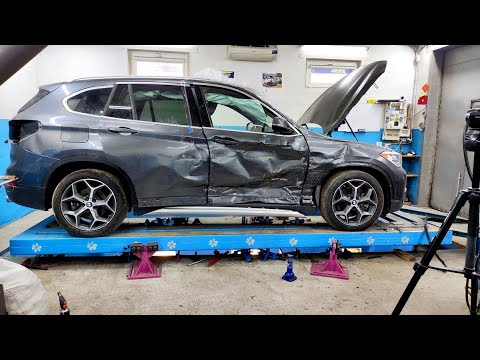 Видео: Buick Regal.  Финиш.   BMW X1.  Повреждения.