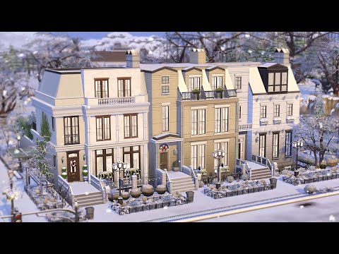 Видео: Willow Creek Townhouses 🎁 Сдаётся! | Коллаб с Мармелад | Stop Motion build | The Sims 4 | NO CC