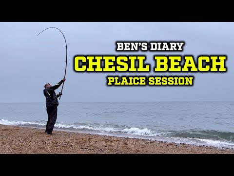 Видео: Дневник Бена – сессия ловли камбалы на пляже Чесил. С Беном Стокли