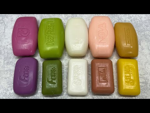 Видео: «Мыльные братья» сухое мыло 💛🤍💜🧡/ Dry soap cutting/ ASMR