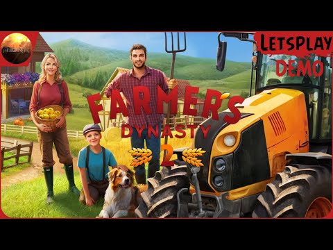 Видео: Farmers Dynasty 2 - Первый взгляд на игру (Demo Letsplay)