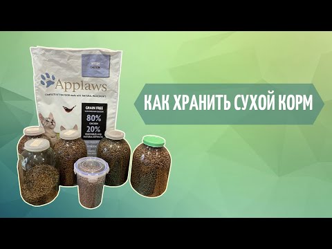 Видео: Как хранить сухой корм