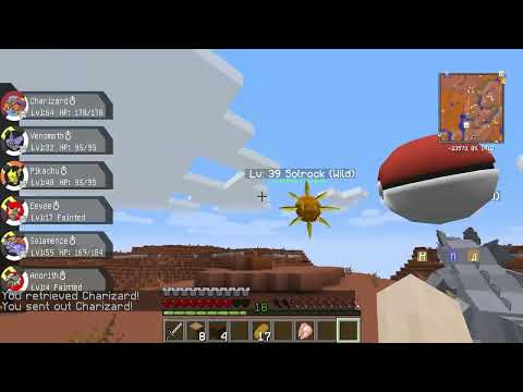 Видео: Minecraft Pixelmon   Эпизод 21 Поимка нового покемона ,прокачка Venonata(Pokemon Mod )