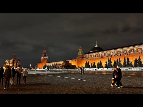 Видео: Прогулка по ночной Москве