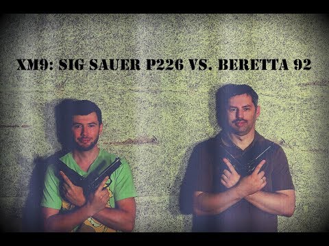 Видео: Конкурс XM9: выбор между Sig Sauer P226 и Beretta 92