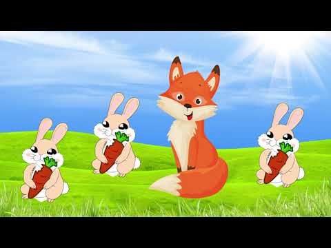 Видео: Рухлива гра "Лисиця та зайчики"