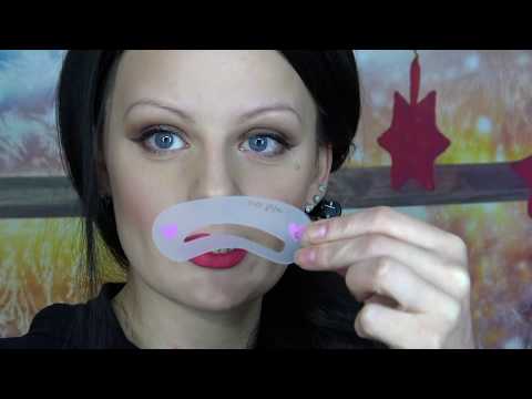 Видео: Рисуем брови!Тестирую ТРАФАРЕТЫ ДЛЯ БРОВЕЙ с ALIEXSPRESS! Серия 467