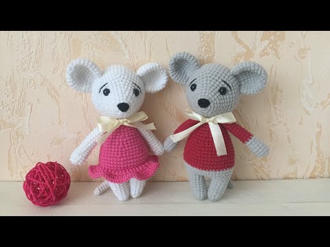 Видео: МЫШКА КРЮЧКОМ | МАСТЕР КЛАСС КАК СВЯЗАТЬ МЫШОНКА. ЧАСТЬ 2
